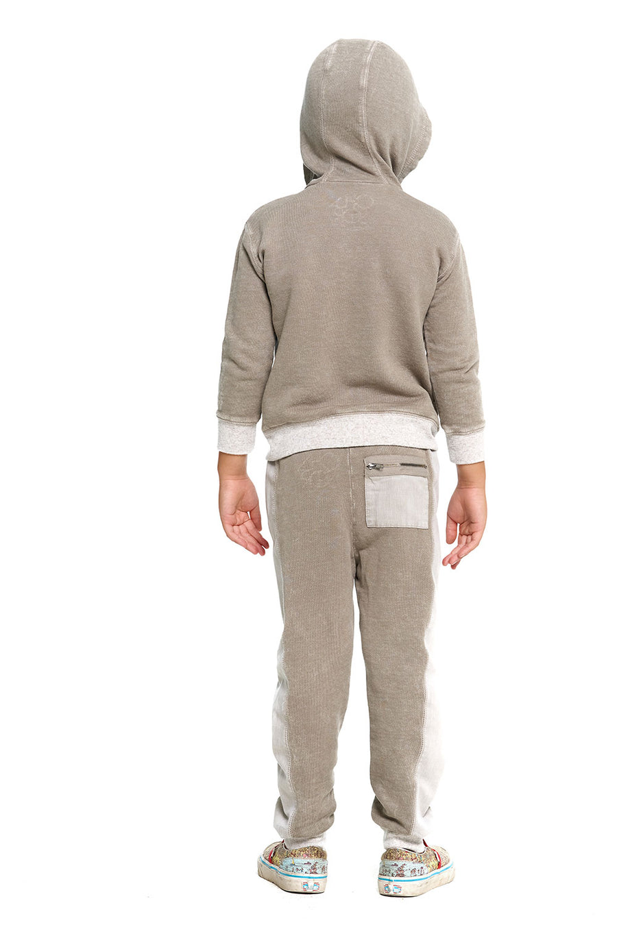 Boys Linen French Terry Jogger With Zippers BOYS chaserbrand
