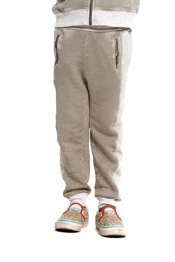 Boys Linen French Terry Jogger With Zippers BOYS chaserbrand