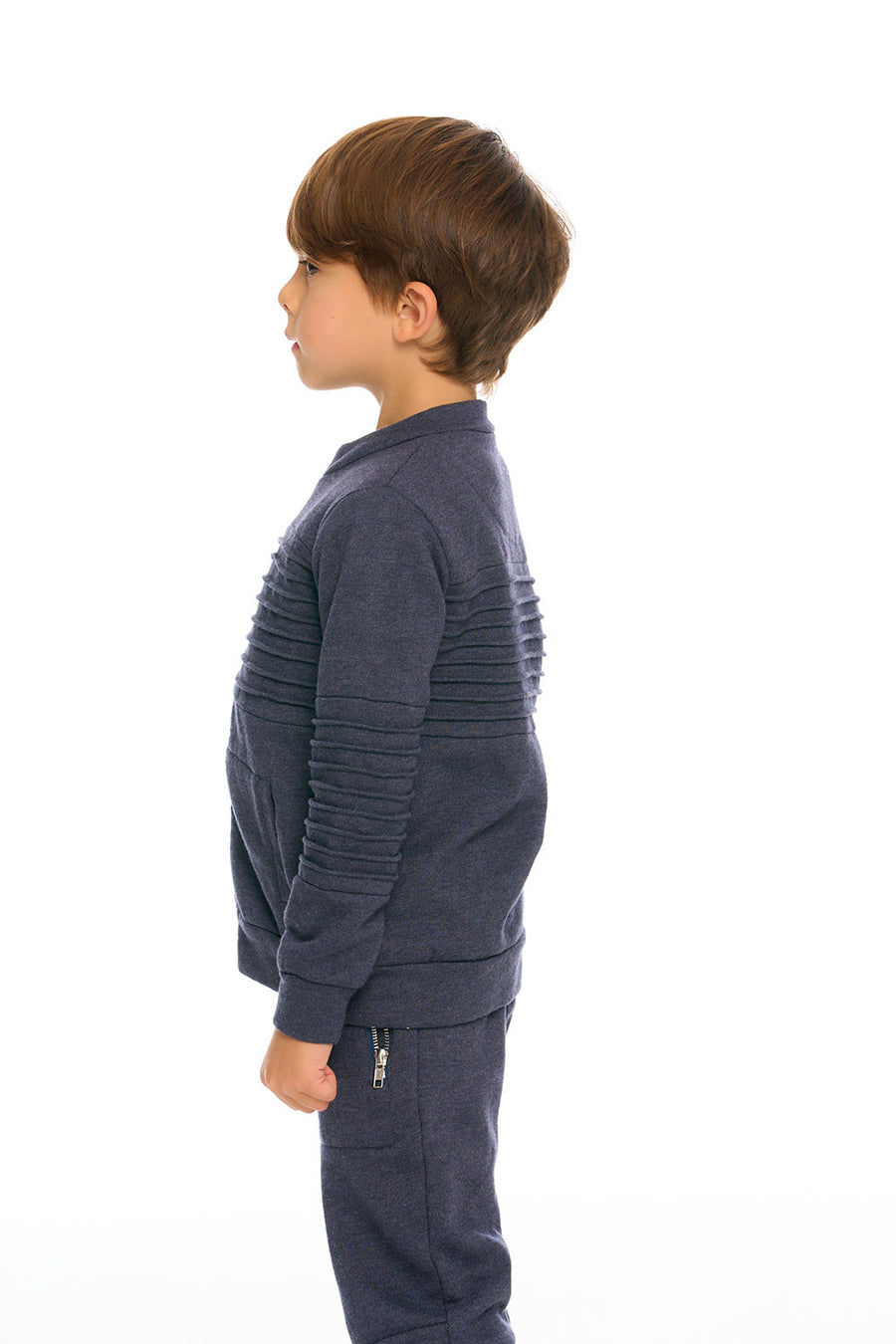 Mock Neck Moto Zip Jacket BOYS chaserbrand