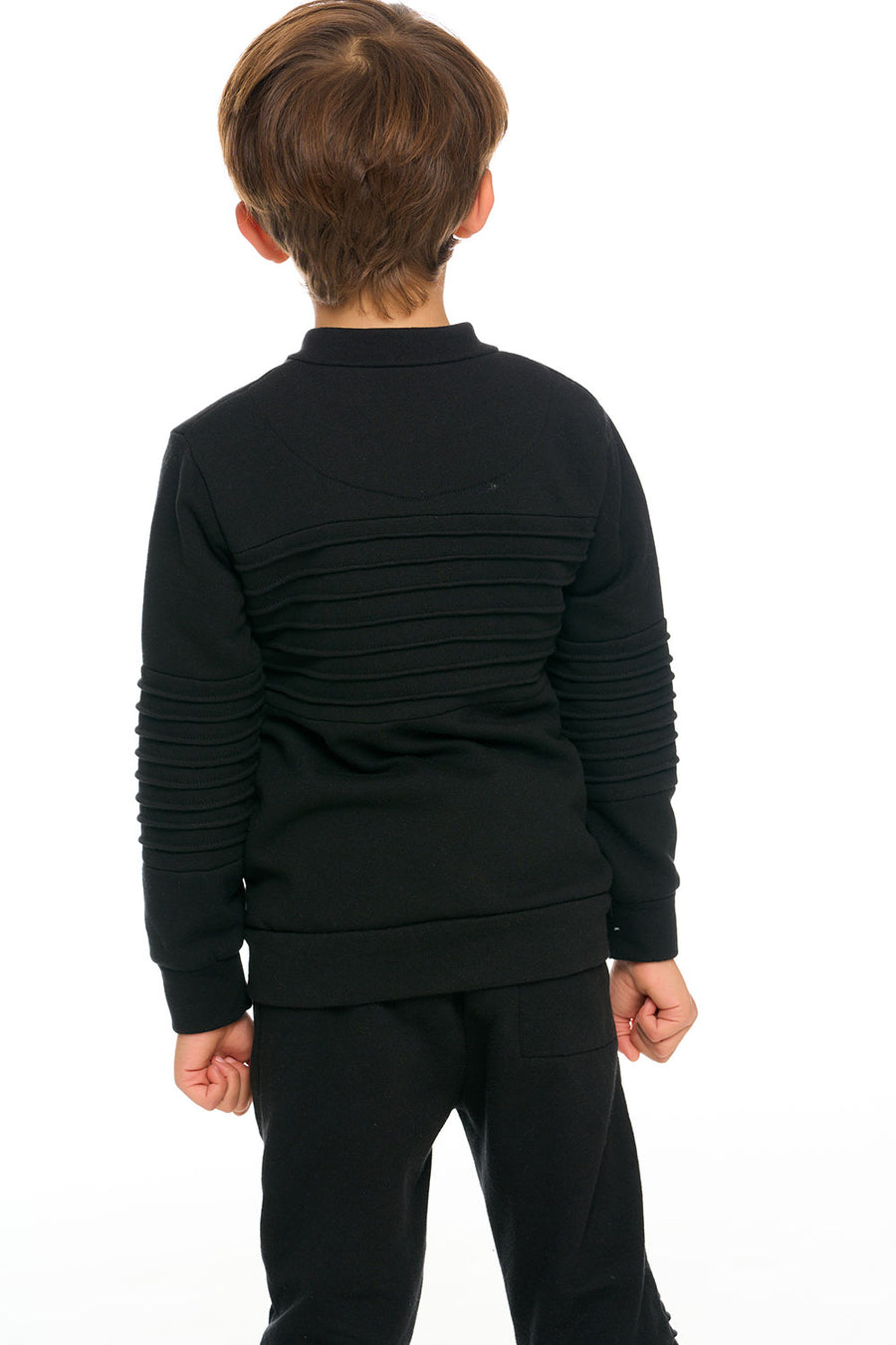 Mock Neck Moto Zip Jacket BOYS chaserbrand