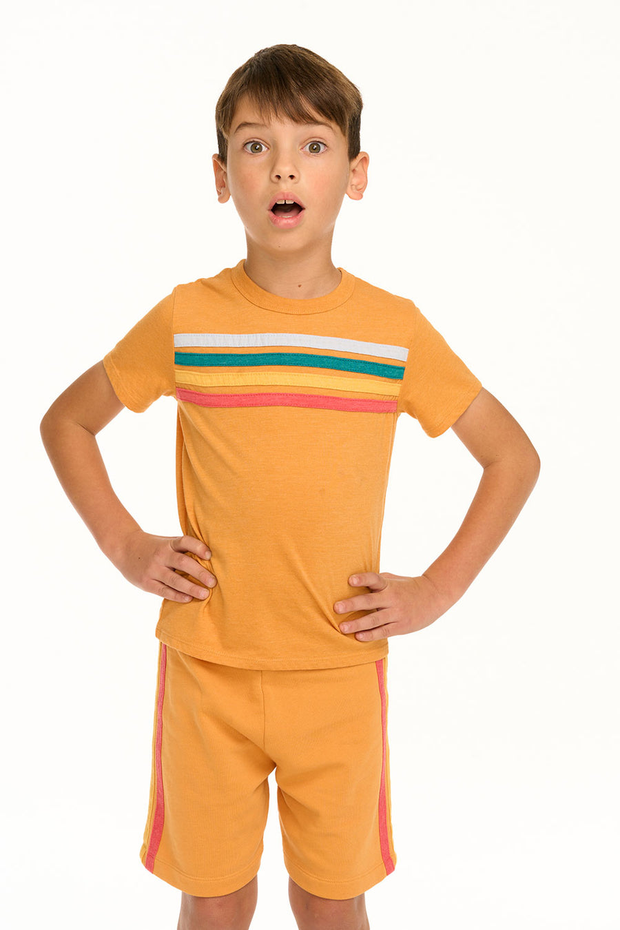 Boy's Recycled Vintage Jersey Socal Stripe Tee BOYS chaserbrand