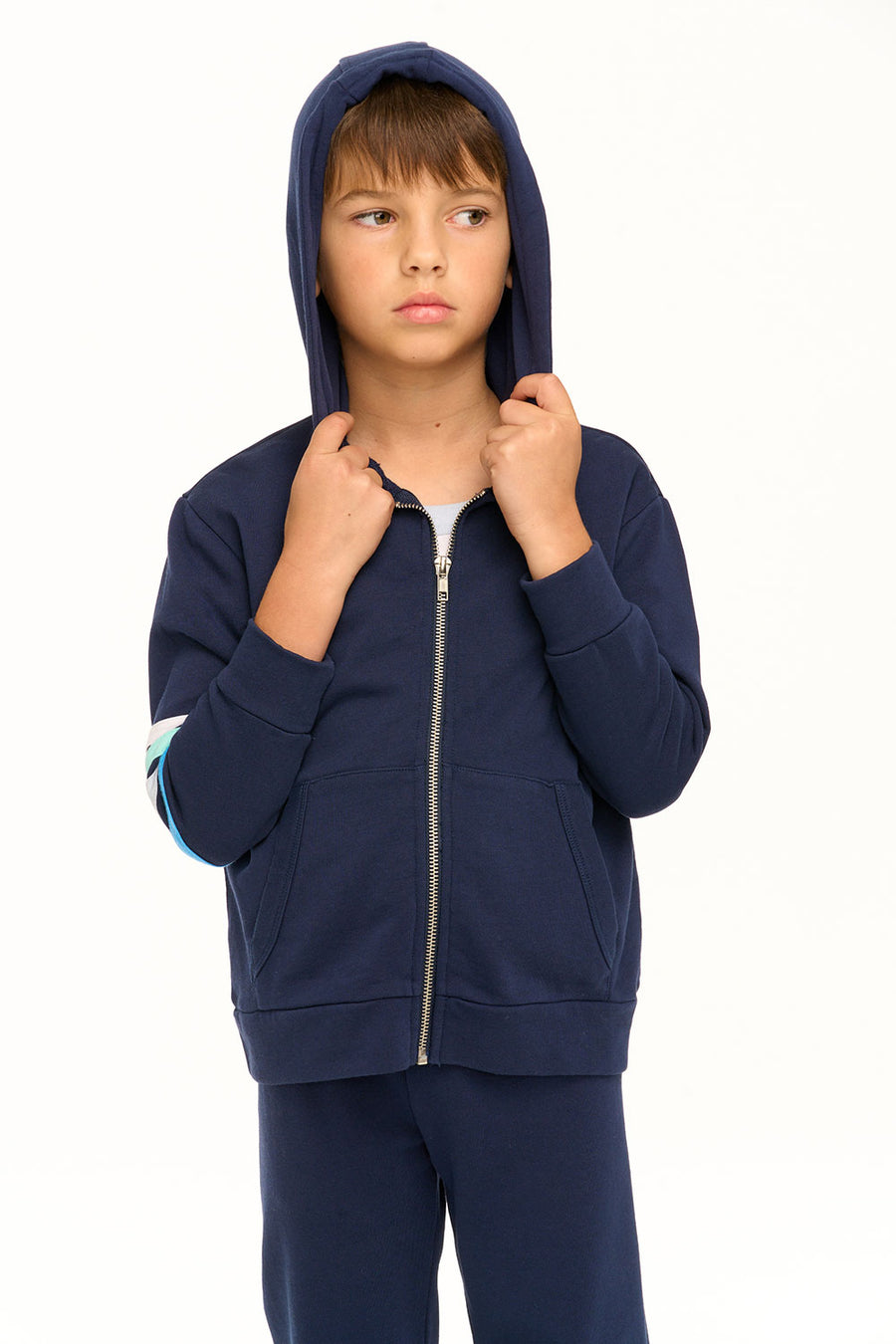 Coastin' Stripe Zip-Up Hoodie BOYS chaserbrand