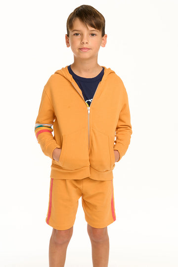 Socal Stripe Zip-Up Hoodie BOYS chaserbrand