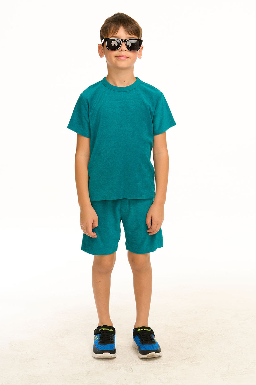Boy's Lake Green Terry Cloth Tee BOYS chaserbrand