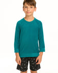 Boy's Lake Green Raglan Pullover BOYS chaserbrand