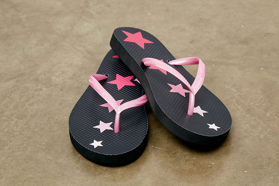 Pink Stars Flip Flops FLIP FLOPS - chaserbrand