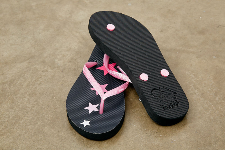 Pink Stars Flip Flops FLIP FLOPS - chaserbrand