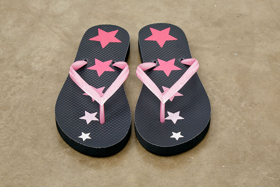Pink Stars Flip Flops FLIP FLOPS - chaserbrand