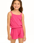 Rosa Hot Pink Romper GIRLS chaserbrand