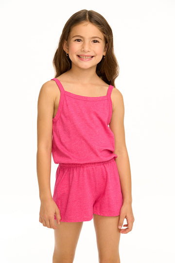 Rosa Hot Pink Romper GIRLS chaserbrand