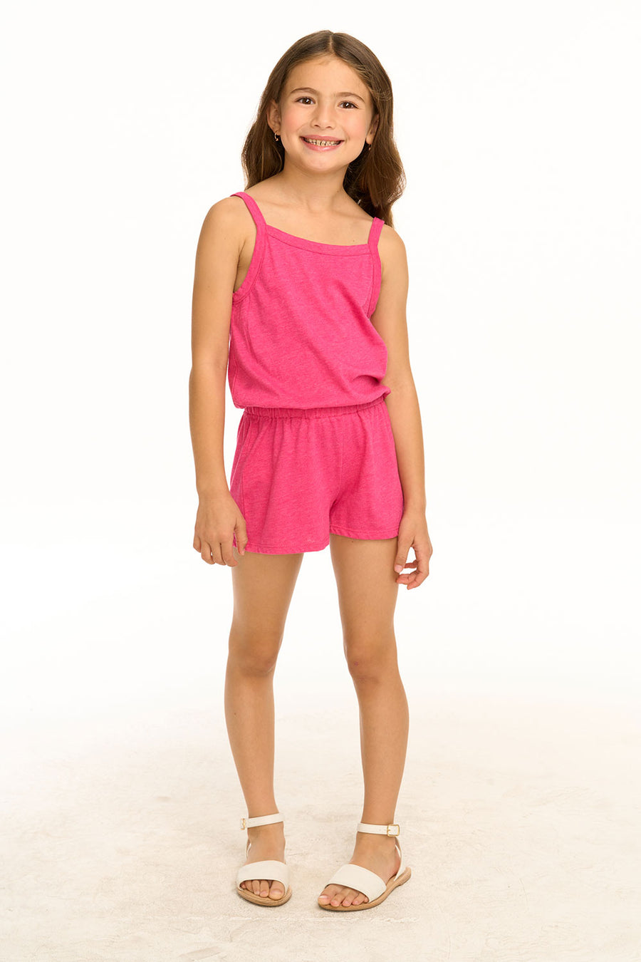 Rosa Hot Pink Romper GIRLS chaserbrand