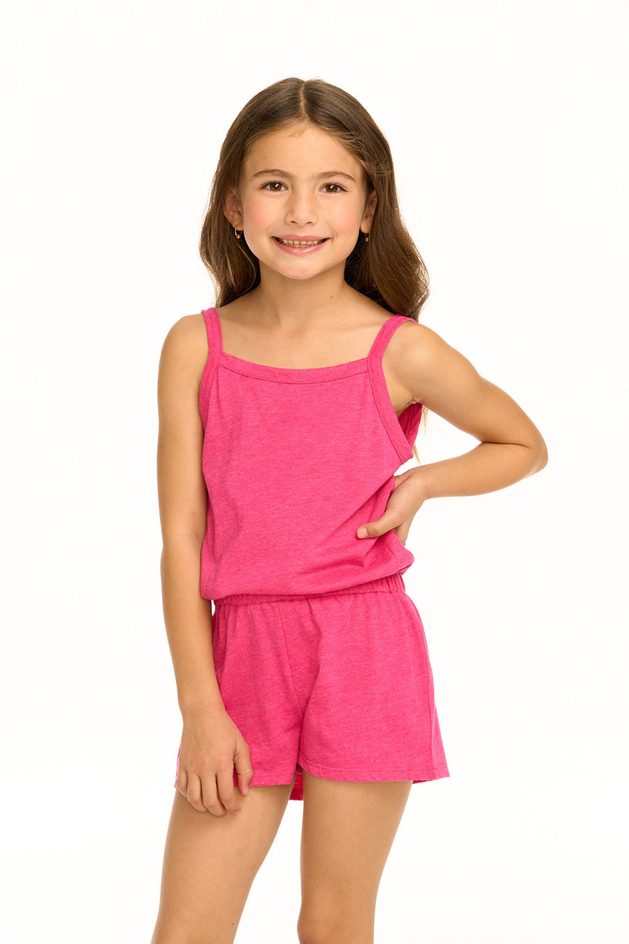 Rosa Hot Pink Romper GIRLS chaserbrand