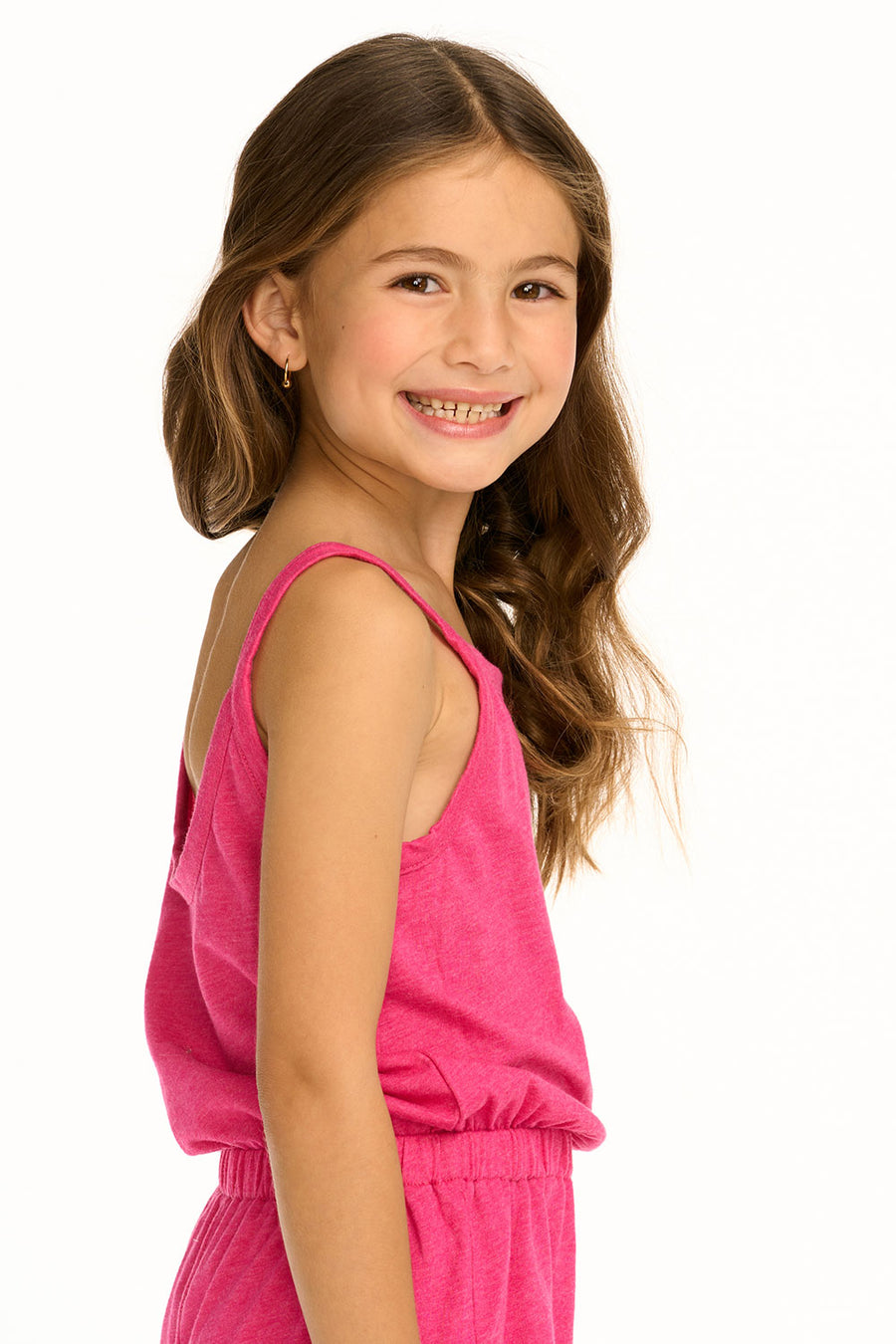 Rosa Hot Pink Romper GIRLS chaserbrand