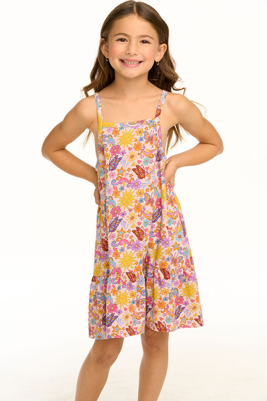 Helena Sunny Days Print Dress GIRLS chaserbrand