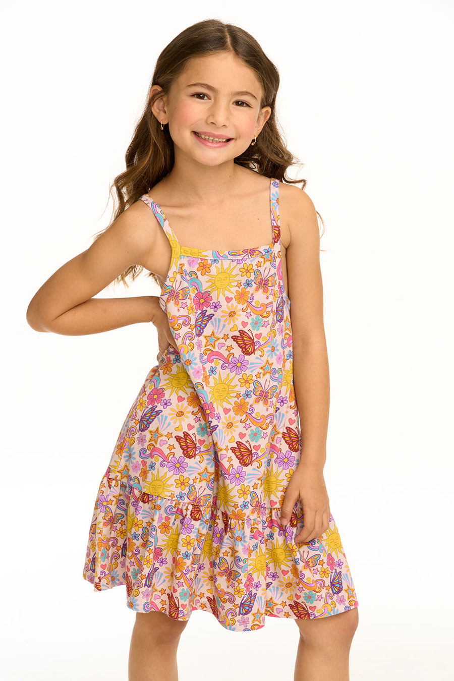 Helena Sunny Days Print Dress GIRLS chaserbrand