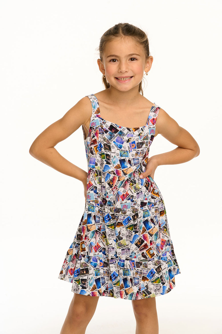 Disney 100 - Classic Stamps Tank Dress GIRLS chaserbrand