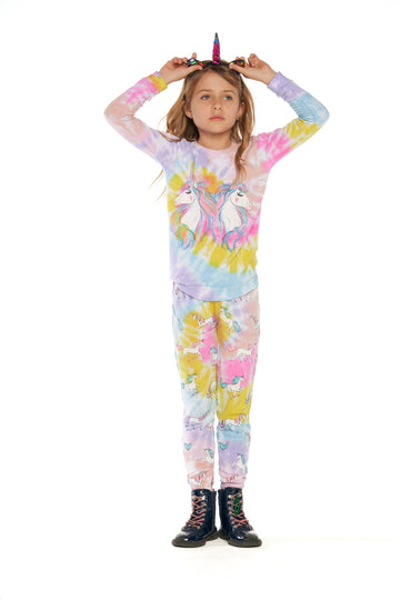 Tie Dye Reflected Unicorn Pants GIRLS - chaserbrand