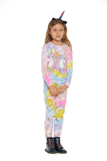 Tie Dye Reflected Unicorns GIRLS - chaserbrand