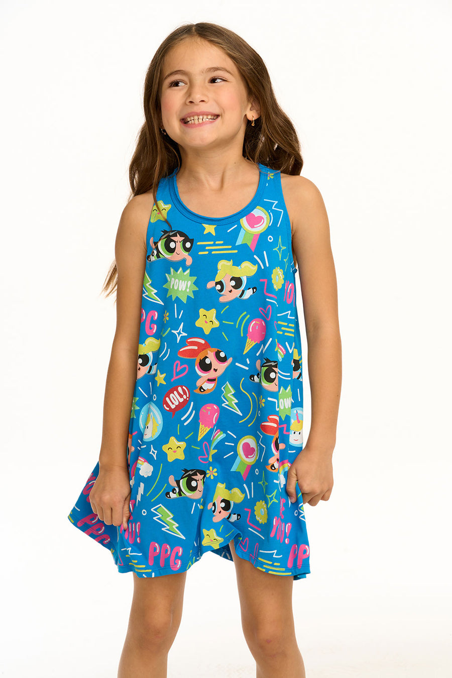 Powderpuff Girls - Be You Collage Tank Dress GIRLS chaserbrand