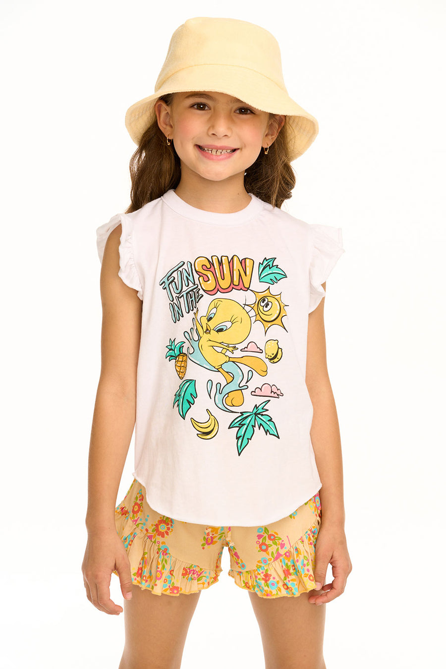 Looney Tunes - Fun In The Sun Flutter Sleeve Tee GIRLS chaserbrand