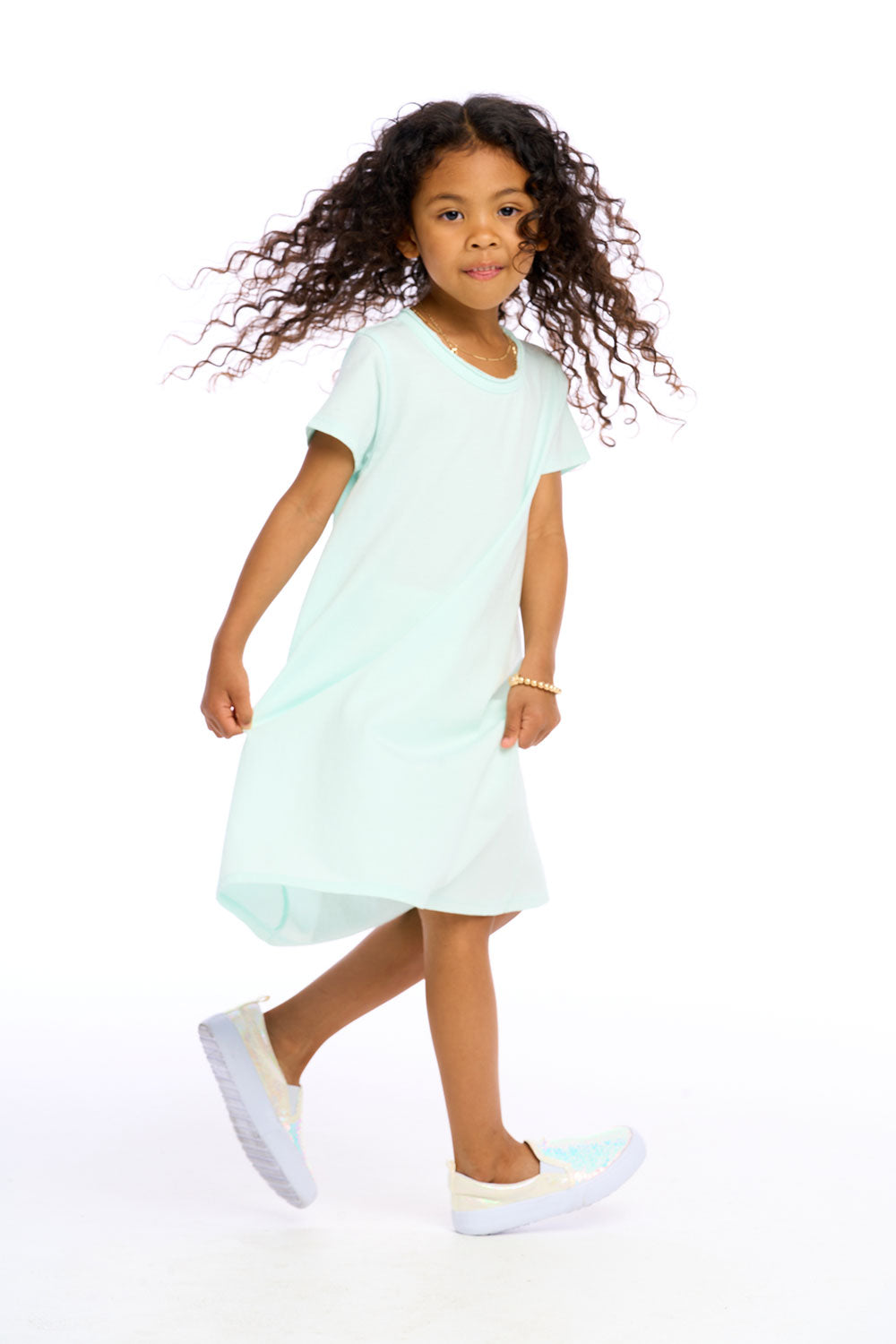 Girls Cotton Jersey Short Sleeve Shirt Dress Girls chaserbrand