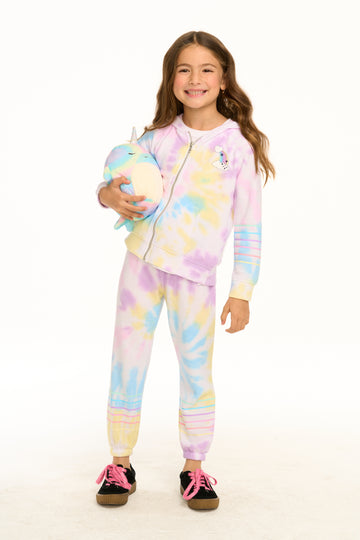 Rainbow Stripe Hoodie GIRLS chaserbrand
