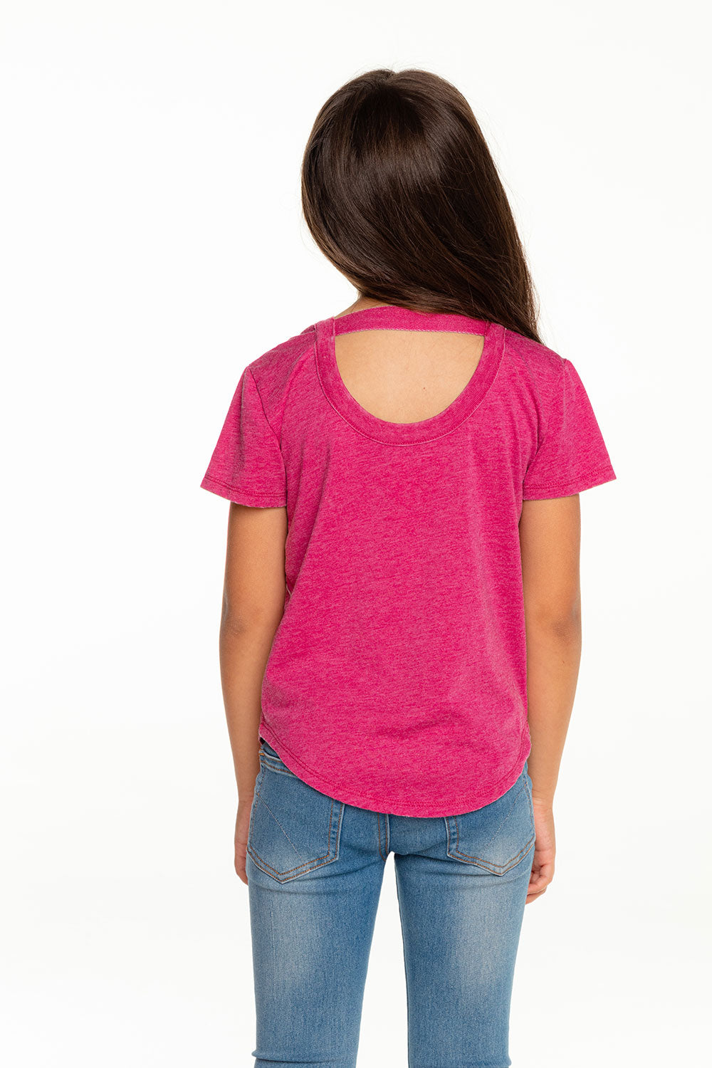 Girls Recycled Vintage Jersey Short Sleeve Scoop Back Shirt BCA - chaserbrand