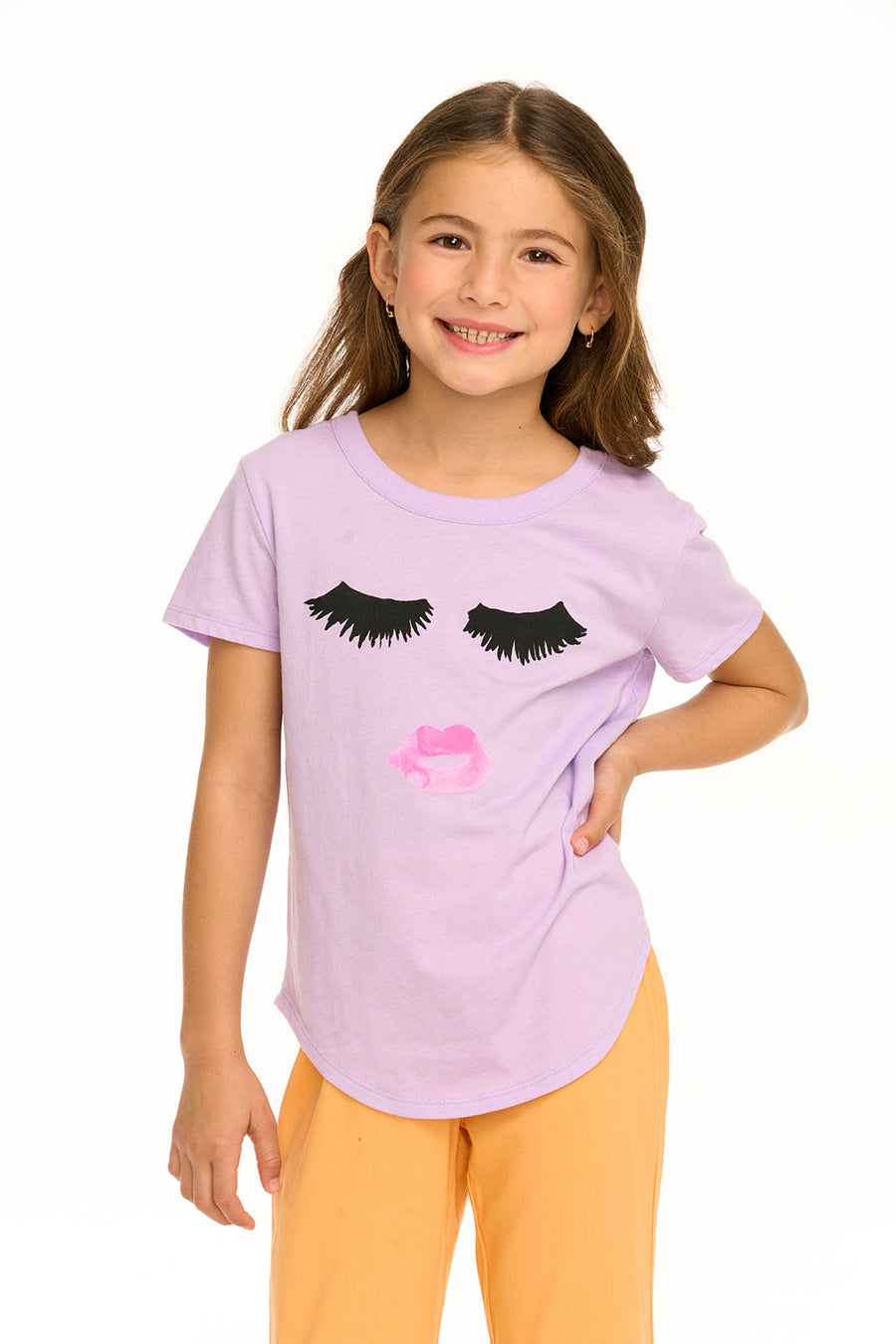 Lash Love Scoop Neck Tee GIRLS chaserbrand