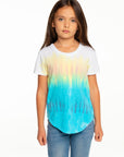 Girls Recycled Vintage Jersey Short Sleeve Scoop Back Shirt GIRLS - chaserbrand