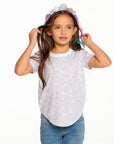 Girls Recycled Vintage Jersey Short Sleeve Scoop Back Shirt GIRLS - chaserbrand