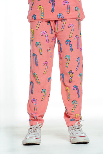 Neon Candy Cane Pants GIRLS - chaserbrand