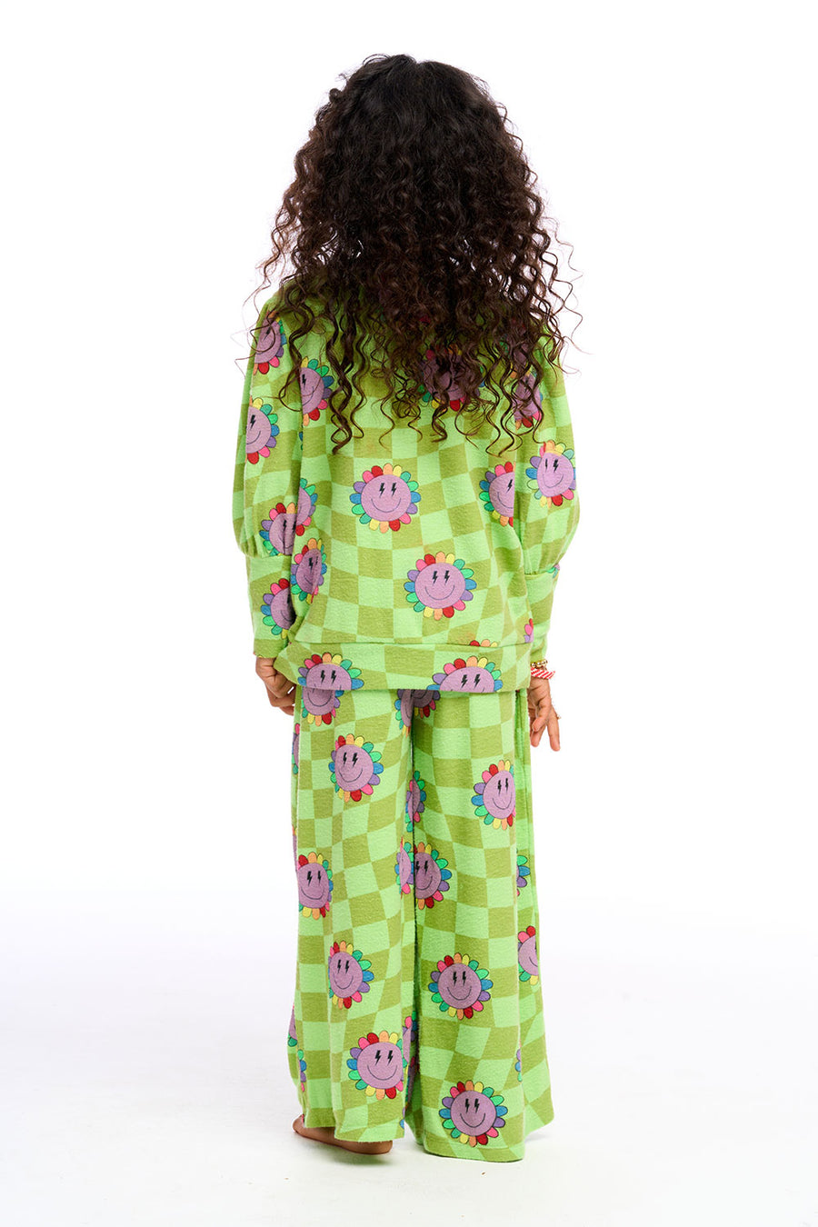 Lime Checkered Daisy Girls chaserbrand
