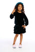 Stretch Velvet Blouson Sleeve Raglan Girls chaserbrand