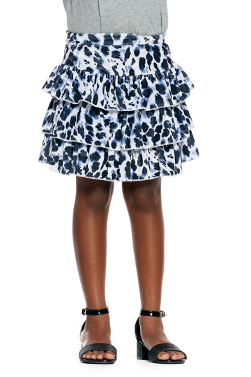 Stretch Velvet Flouncy Skort GIRLS - chaserbrand