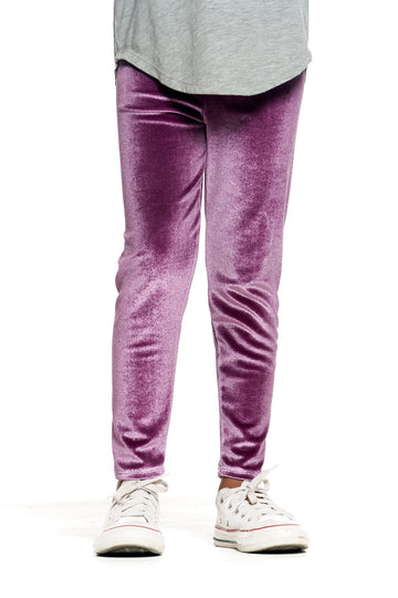 Stretch Velvet Classic Legging GIRLS - chaserbrand