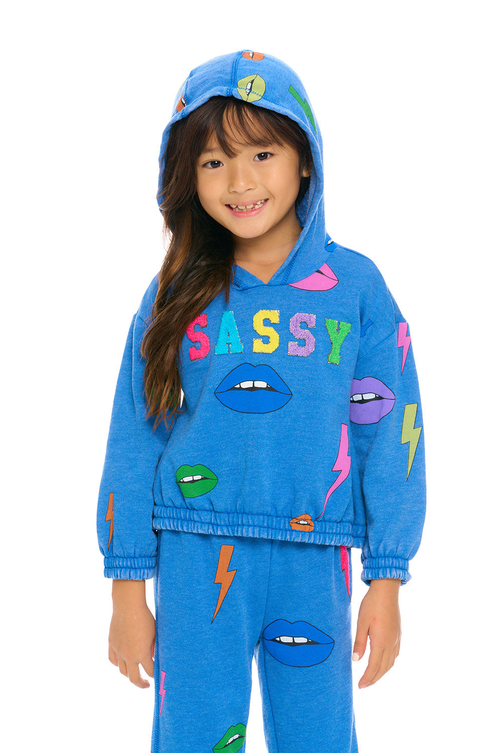 Lips &amp; Bolts Hoodie GIRLS chaserbrand