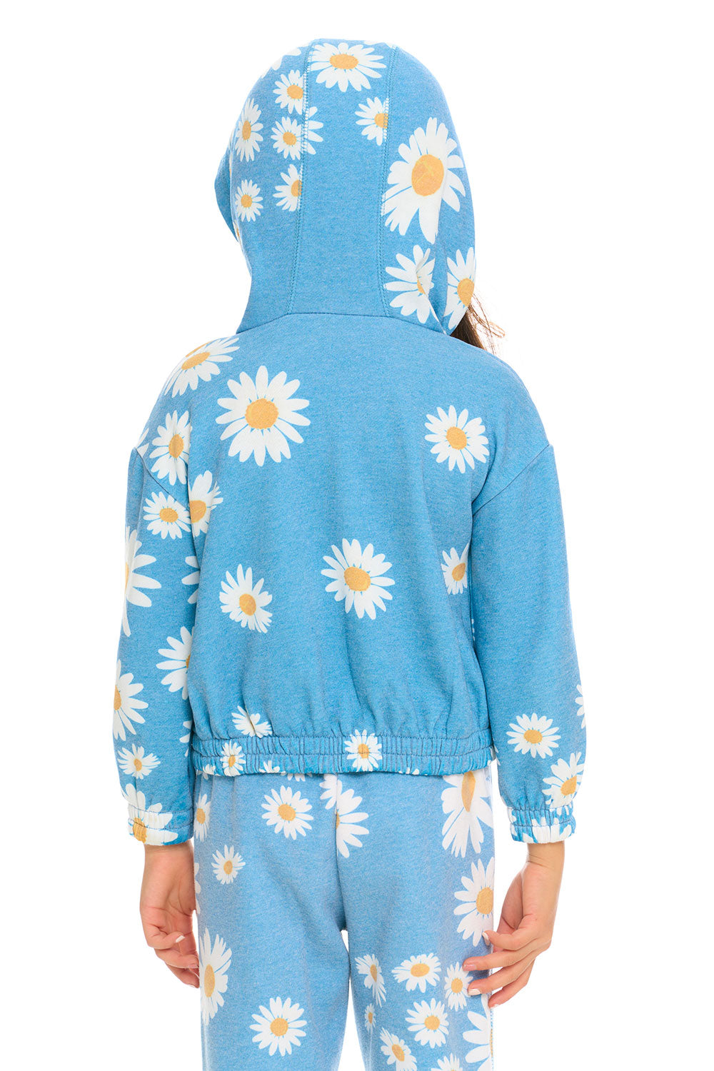Semi Cropped Shirred Hoodie Pullover GIRLS chaserbrand