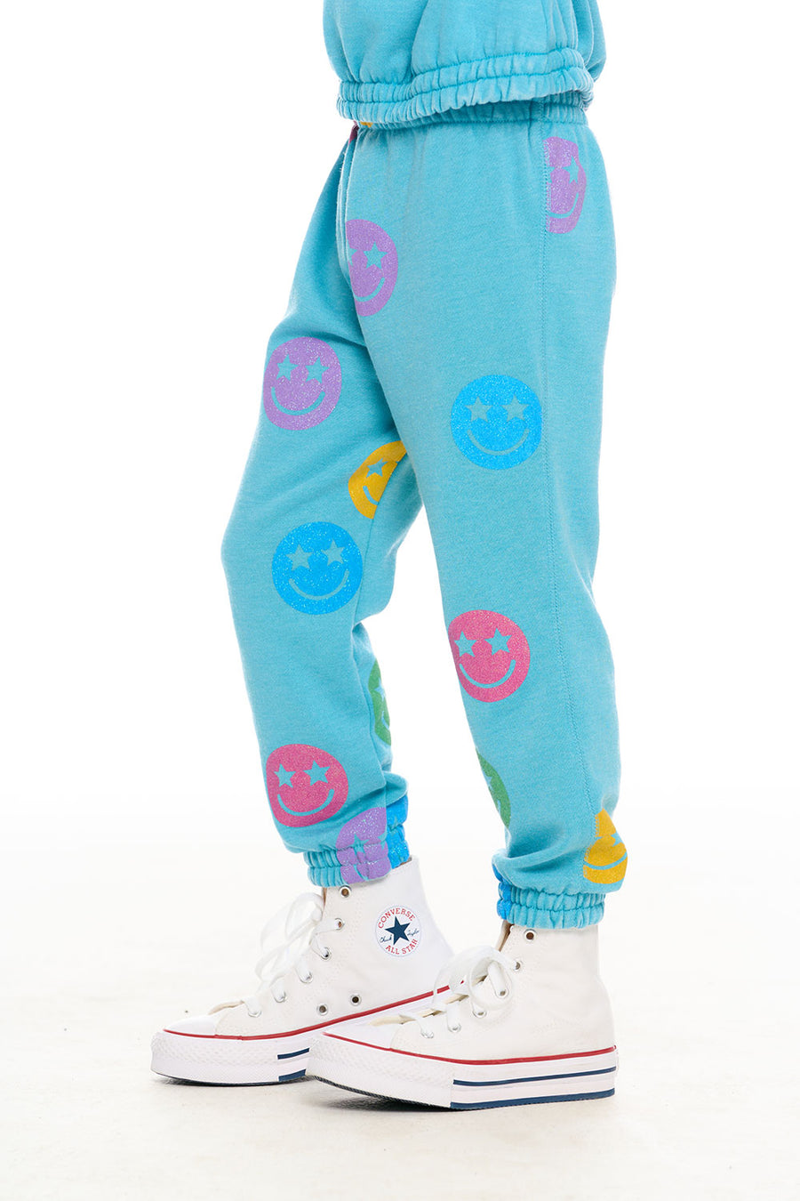 Glitter Smiley Pants GIRLS chaserbrand