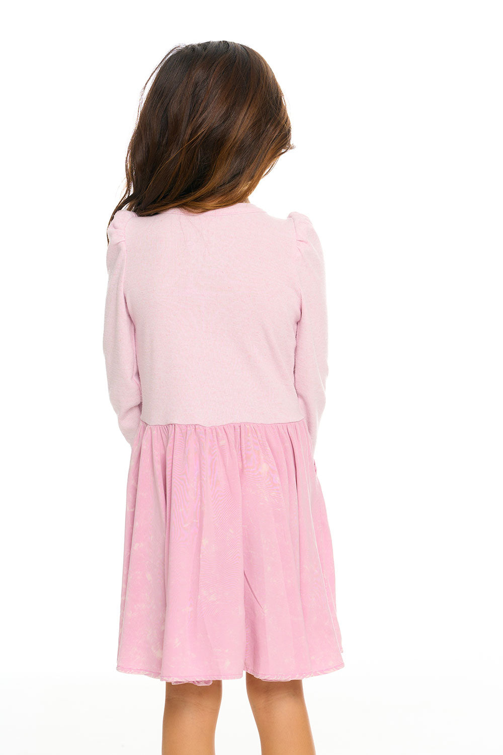 Puff Long Sleeve Dress With Twirl Skirt GIRLS chaserbrand