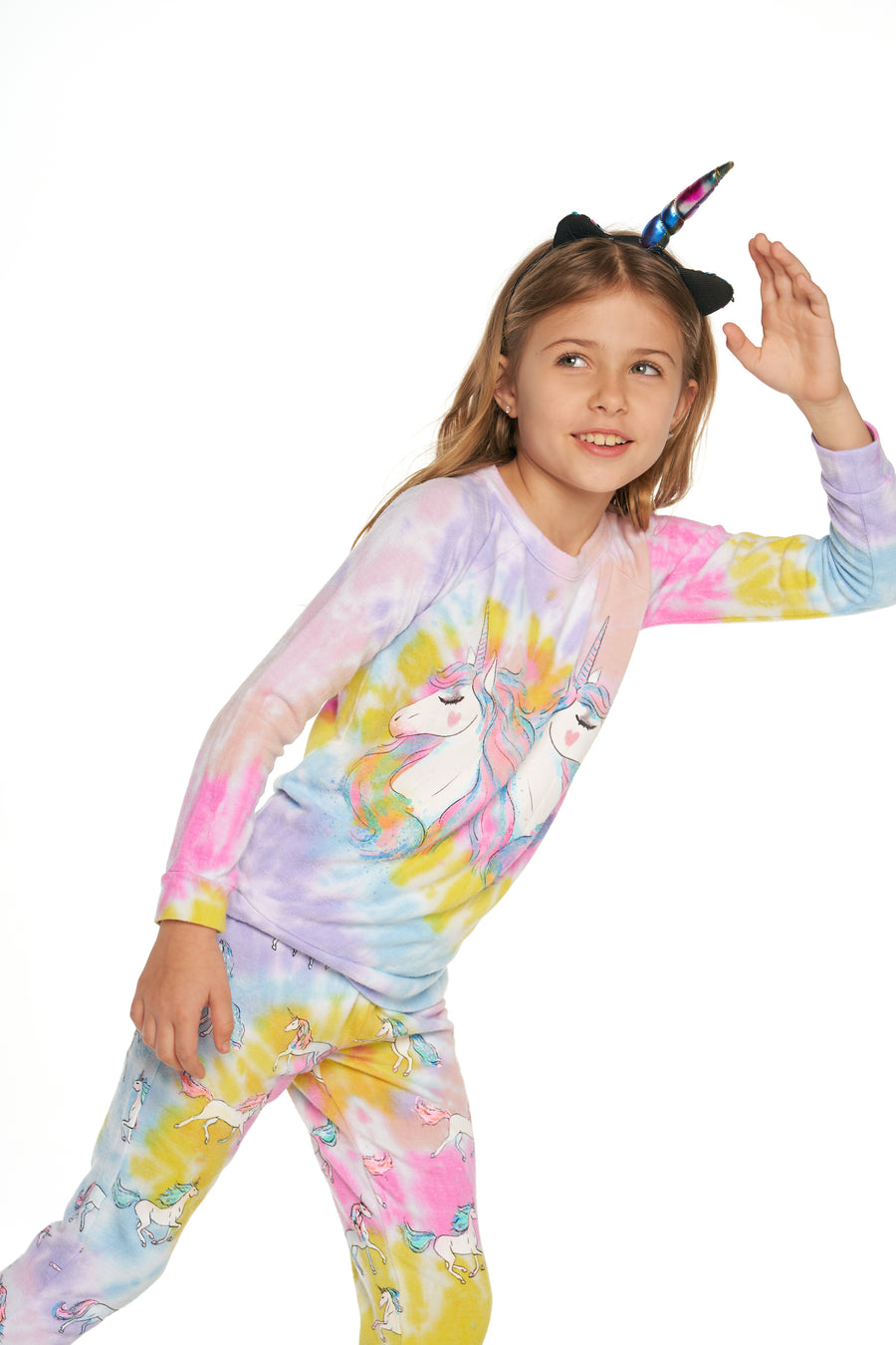 Tie Dye Reflected Unicorns GIRLS - chaserbrand