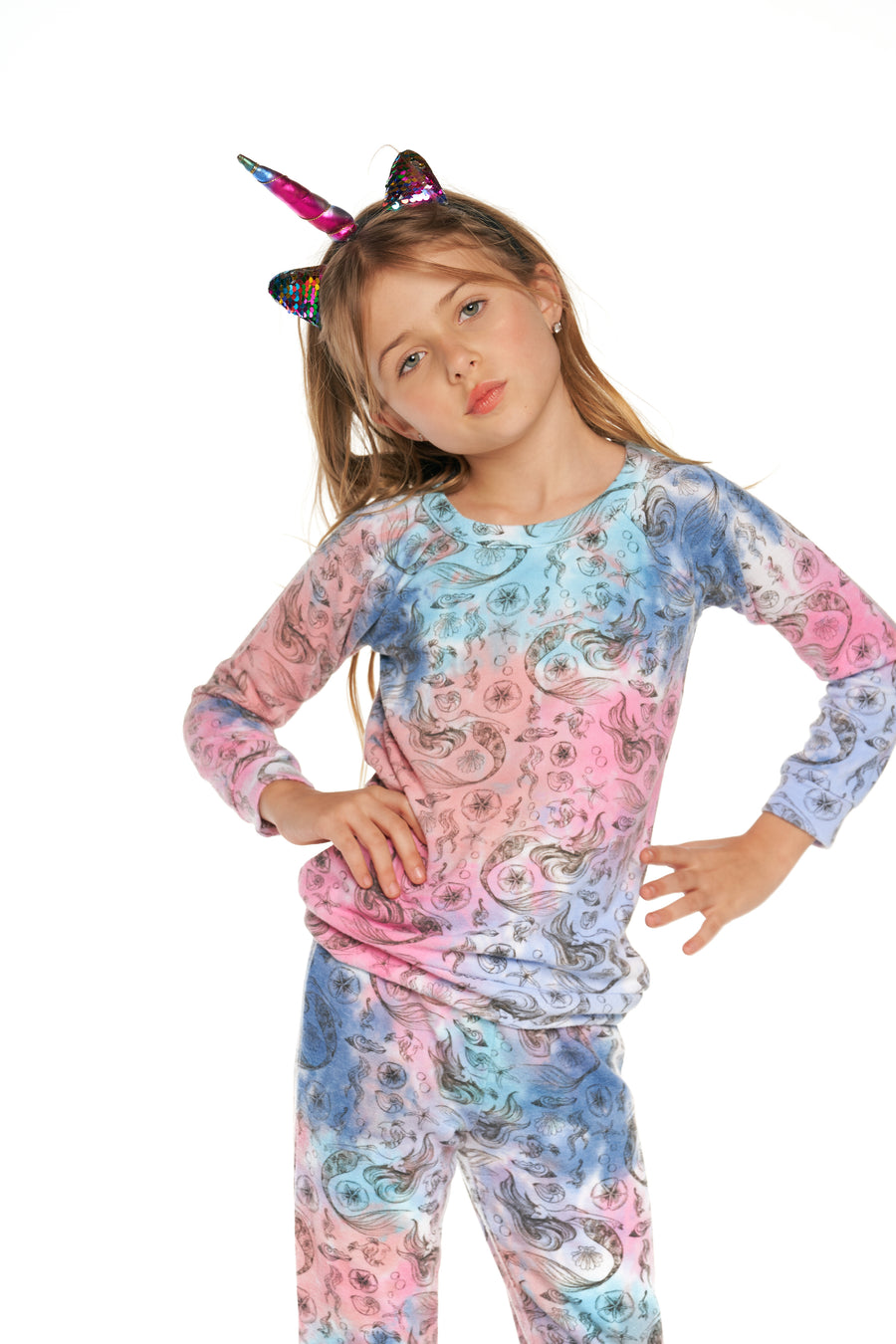 Little Mermaid -  Tie Dye Little Mermaid GIRLS - chaserbrand
