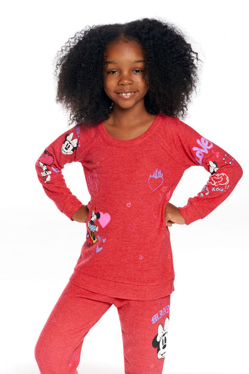 Minnie Mouse - Minnie Mash Up Pullover GIRLS - chaserbrand