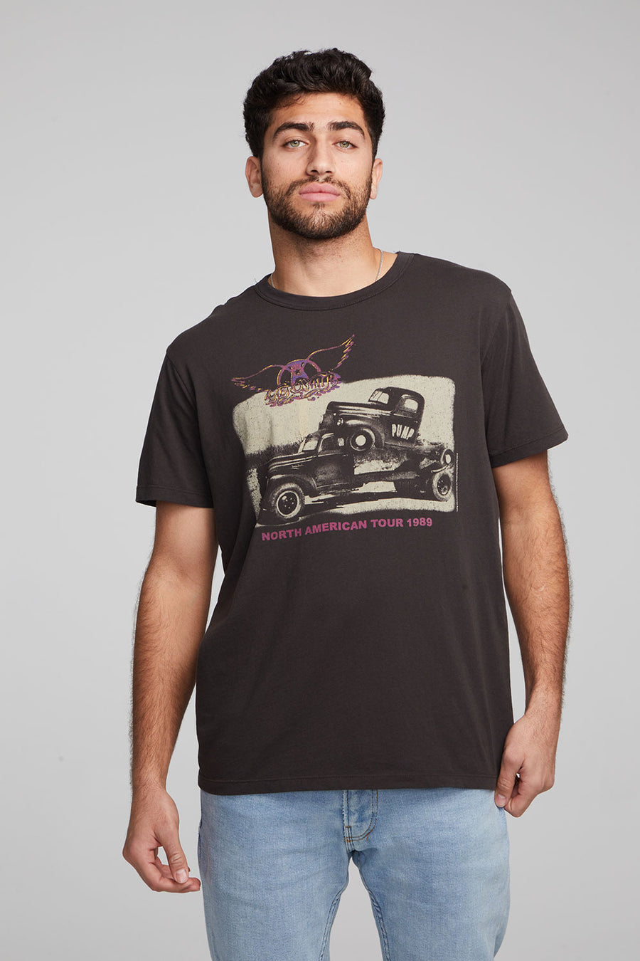 Aerosmith North American Tour Crew Neck Tee MENS chaserbrand