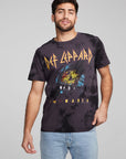 Def Leppard Pyromania Tour Crew Neck Tee MENS chaserbrand