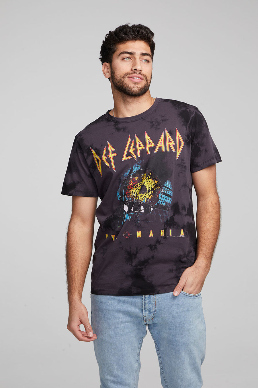 Def Leppard Pyromania Tour Crew Neck Tee MENS chaserbrand