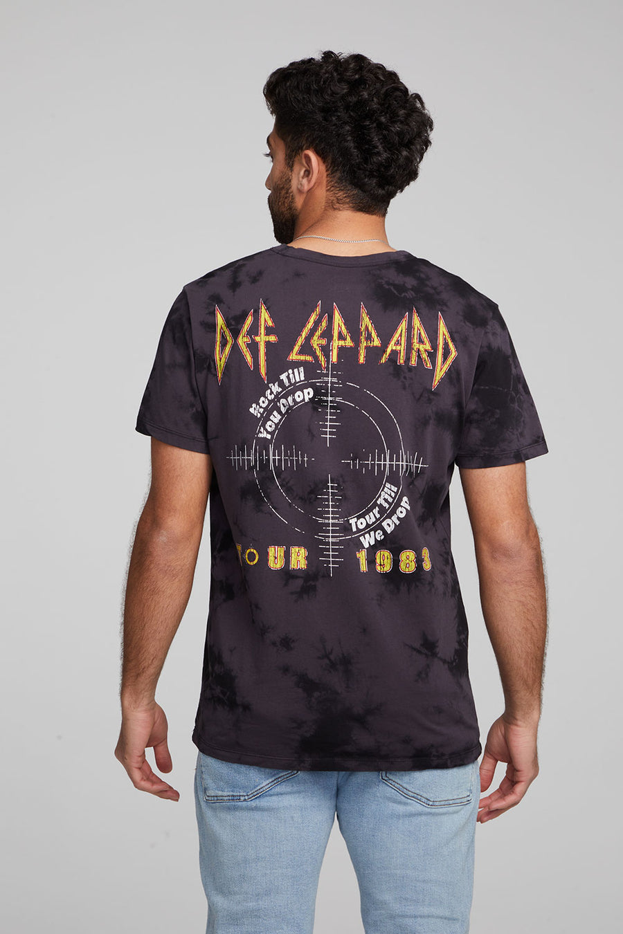 Def Leppard Pyromania Tour Crew Neck Tee MENS chaserbrand
