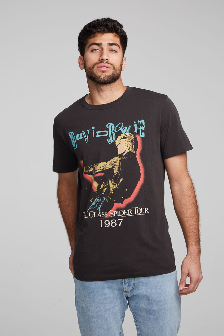 David Bowie The Glass Spider Tour Crew Neck Tee MENS chaserbrand