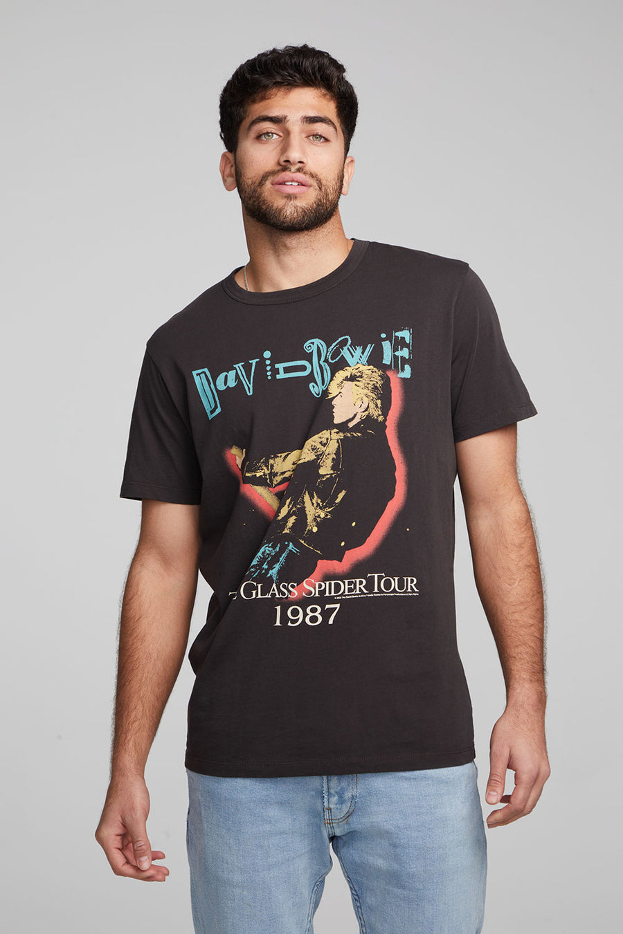 David Bowie The Glass Spider Tour Crew Neck Tee MENS chaserbrand