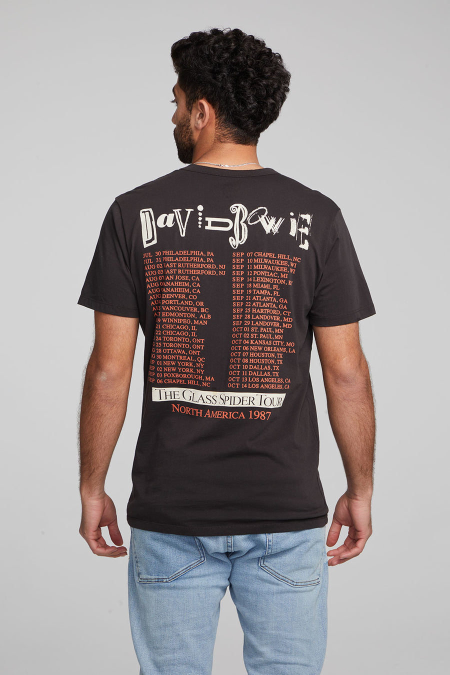 David Bowie The Glass Spider Tour Crew Neck Tee MENS chaserbrand