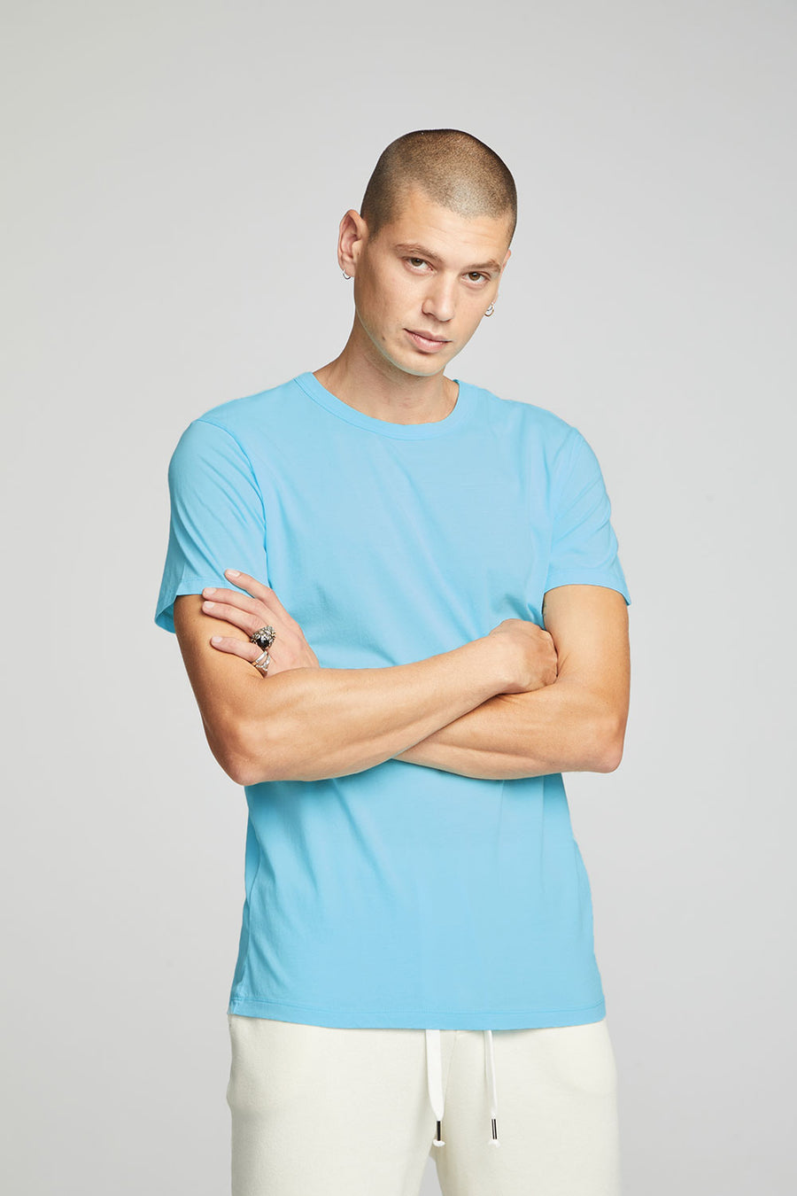 Crew Tee - Clear Blue MENS chaserbrand